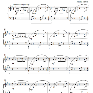 Randall Hartsell Rainbow Falls Musik Noten - Educational Piano - 67806-0