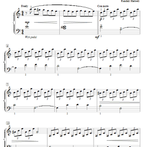 Randall Hartsell Storm Etude Musik Noten - Educational Piano - 77669-0