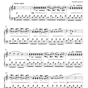 Randall Hartsell Tightrope Toccata Musik Noten - Educational Piano - 169927-0