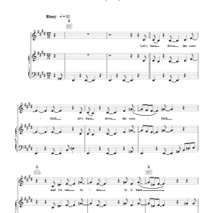Randy Newman Let's Burn Down The Cornfield Musik Noten - Piano, Vocal & Guitar Chords - 103463-0