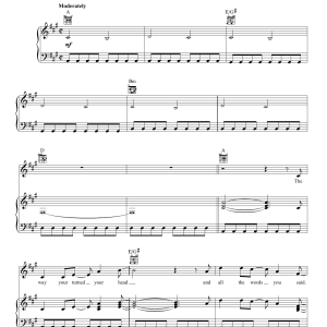 Rascal Flatts Aftermath Musik Noten - Piano, Vocal & Guitar Chords - 155644-0
