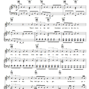 Rascal Flatts Holes Musik Noten - Piano, Vocal & Guitar Chords - 55153-0