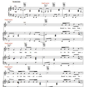 Rascal Flatts Once Musik Noten - Piano, Vocal & Guitar Chords - 72012-0