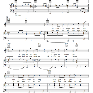 Rascal Flatts They Try Musik Noten - Piano, Vocal & Guitar Chords - 85320-0
