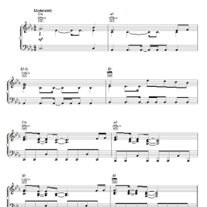Rascal Flatts Unstoppable Musik Noten - Piano, Vocal & Guitar Chords - 72015-0