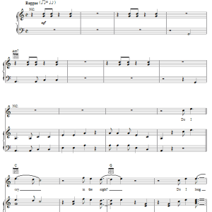 Rascal Flatts Yes I Do Musik Noten - Piano, Vocal & Guitar Chords - 56180-0