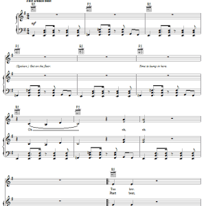 Raven-Symone Bump Musik Noten - Piano, Vocal & Guitar Chords - 51680-0