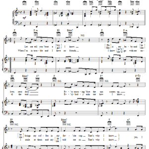 Ray Charles Hallelujah I Love Him (Her) So Musik Noten - Piano, Vocal & Guitar Chords - 19643-0