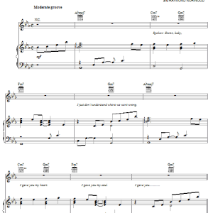 Ray J One Wish Musik Noten - Piano, Vocal & Guitar Chords - 53356-0