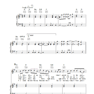 Ray LaMontagne Hannah Musik Noten - Piano, Vocal & Guitar Chords - 38039-0