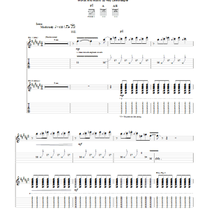 Ray LaMontagne Henry Nearly Killed Me (It's A Shame) Musik Noten - Guitar Tab - 69731-0
