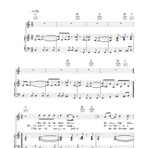 Ray LaMontagne How Come Musik Noten - Piano, Vocal & Guitar Chords - 38049-0