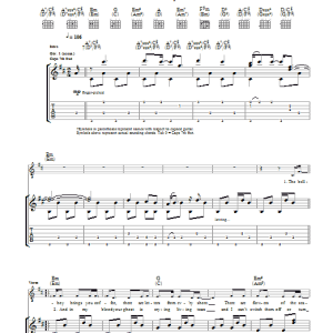Razorlight 60 Thompson Musik Noten - Guitar Tab - 44654-0