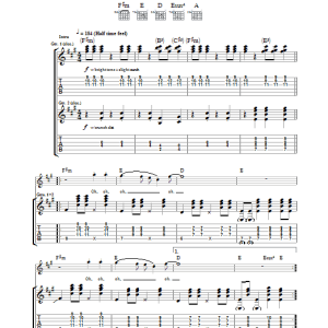 Razorlight Back To The Start Musik Noten - Guitar Tab - 37475-0