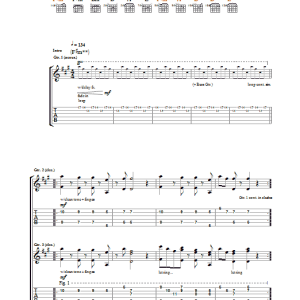 Razorlight Can't Stop This Feeling I've Got Musik Noten - Guitar Tab - 37480-0