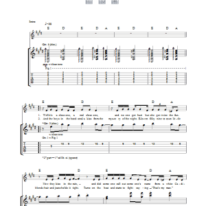 Razorlight In The City Musik Noten - Guitar Tab - 32707-0
