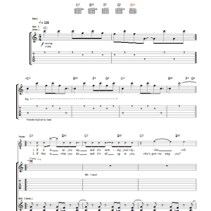 Razorlight Tabloid Lover Musik Noten - Guitar Tab - 44652-0