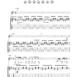 Razorlight Which Way Is Out Musik Noten - Guitar Tab - 32660-0