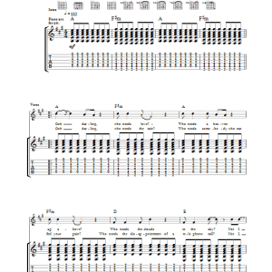 Razorlight Who Needs Love Musik Noten - Guitar Tab - 37476-0