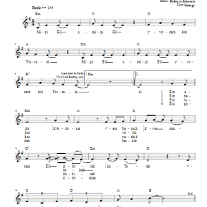Rebecca Schwartz Mipi Eil Musik Noten - Lead Sheet / Fake Book - 66205-0