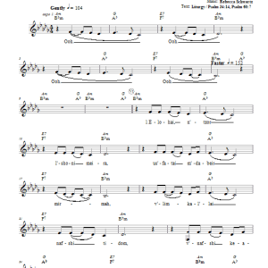 Rebecca Schwartz P'tach Libi Musik Noten - Lead Sheet / Fake Book - 66341-0