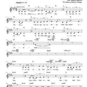 Rebecca Schwartz Rosh Chodesh Musik Noten - Lead Sheet / Fake Book - 66264-0