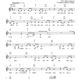 Rebecca Schwartz Sh'ma Koleinu Musik Noten - Lead Sheet / Fake Book - 66287-0