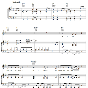 Rebecca St. James Song Of Love Musik Noten - Piano, Vocal & Guitar Chords - 56658-0