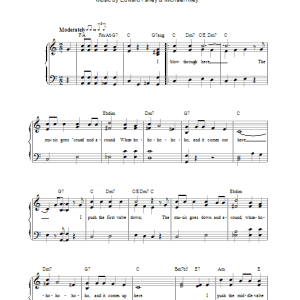 Red Hodgson The Music Goes Round And Around Musik Noten - Easy Piano - 43986-0