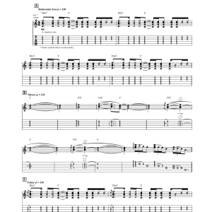 Red Hot Chili Peppers Pretty Little Ditty Musik Noten - Guitar Tab - 171949-0