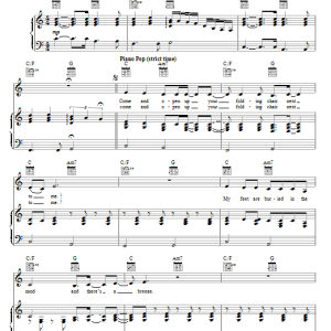 Regina Spektor Folding Chair Musik Noten - Piano, Vocal & Guitar Chords - 73423-0