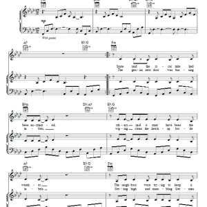 Regina Spektor Genius Next Door Musik Noten - Piano, Vocal & Guitar Chords - 73451-0