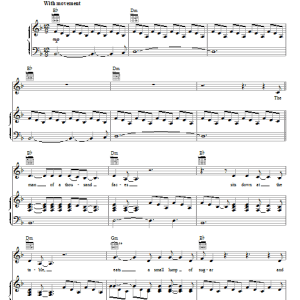 Regina Spektor Man Of A Thousand Faces Musik Noten - Piano, Vocal & Guitar Chords - 73482-0
