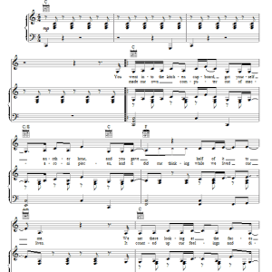 Regina Spektor The Calculation Musik Noten - Piano, Vocal & Guitar Chords - 73438-0