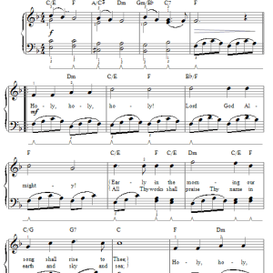 Reginald Heber Holy, Holy, Holy (arr. Phillip Keveren) Musik Noten - Easy Piano - 50171-0