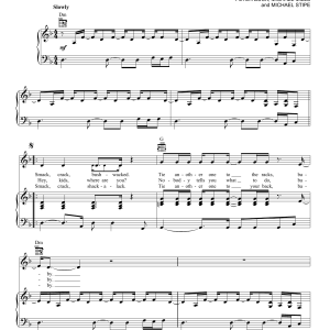 R.E.M. Drive Musik Noten - Piano, Vocal & Guitar Chords - 156458-0