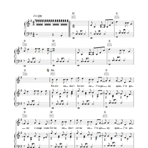 R.E.M. Orange Crush Musik Noten - Piano, Vocal & Guitar Chords - 33323-0