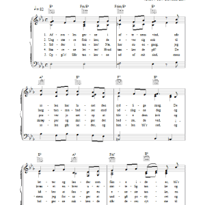 Rene A. Jensen Aftenvind - Afsvales Gerne Musik Noten - Piano, Vocal & Guitar Chords - 33799-0