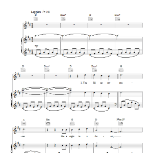 Rhydian Annie's Song Musik Noten - Piano, Vocal & Guitar Chords - 100005-0