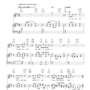 Rhydian Ave Verum Corpus Musik Noten - Piano, Vocal & Guitar Chords - 100011-0