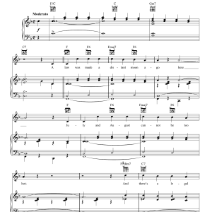 Richard Burton Camelot Musik Noten - Piano, Vocal & Guitar Chords - 18098-0