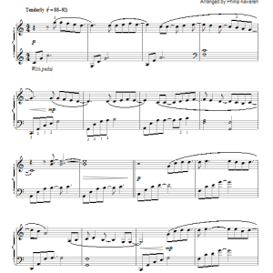 Richard Marx Right Here Waiting (arr. Phillip Keveren) Musik Noten - Piano Solo - 88085-0