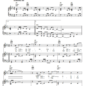 Richard Marx Satisfied Musik Noten - Piano, Vocal & Guitar Chords - 77611-0