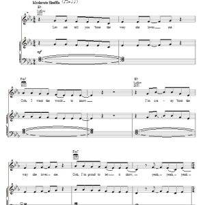 Richard Marx The Way She Loves Me Musik Noten - Piano, Vocal & Guitar Chords - 77625-0