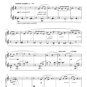 Richard Rodney Bennett Three Romantic Pieces, No.3 Musik Noten - Piano Solo - 118518-0