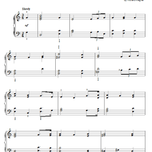 Richard Wagner Pilgrims' Chorus Musik Noten - Easy Piano - 55496-0