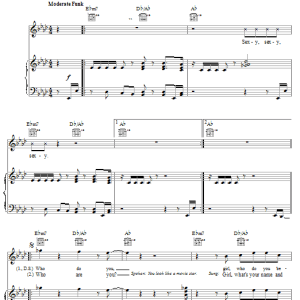 Rick James Cold Blooded Musik Noten - Piano, Vocal & Guitar Chords - 21635-0