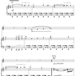 Rick James Glow Musik Noten - Piano, Vocal & Guitar Chords - 21655-0