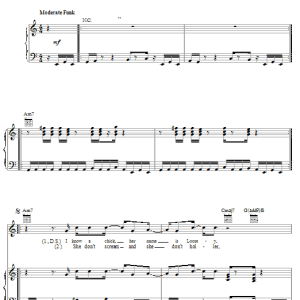 Rick James Loosey's Rap Musik Noten - Piano, Vocal & Guitar Chords - 21657-0