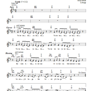 Rick Recht Havdalah Musik Noten - Lead Sheet / Fake Book - 66154-0